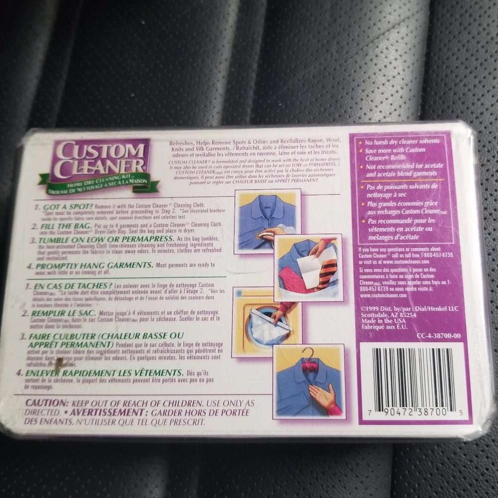Custom Cleaner Home Dry Cleaning Kit - Picture 2 of 4